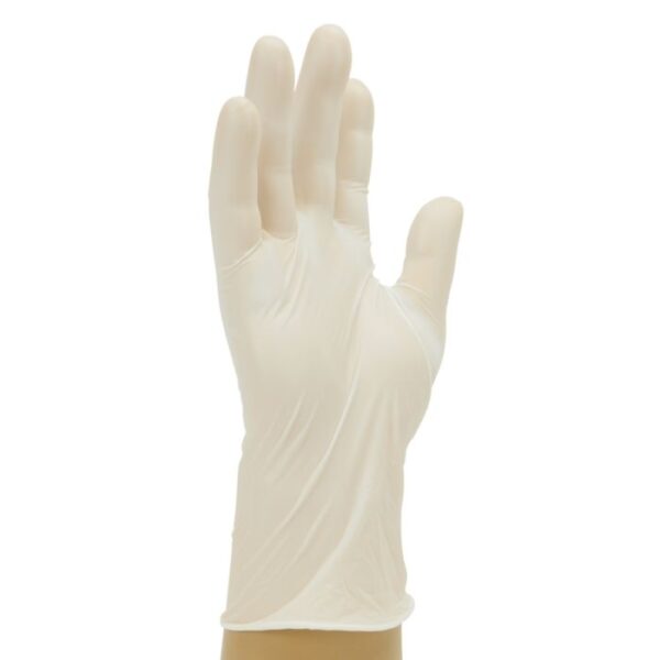 GN63 Powder Free Cream Synthetic Stretch Vinyl Gloves