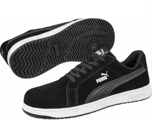 PUMA SAFETY ICONIC SUEDE BLACK LOW S1PL ESD