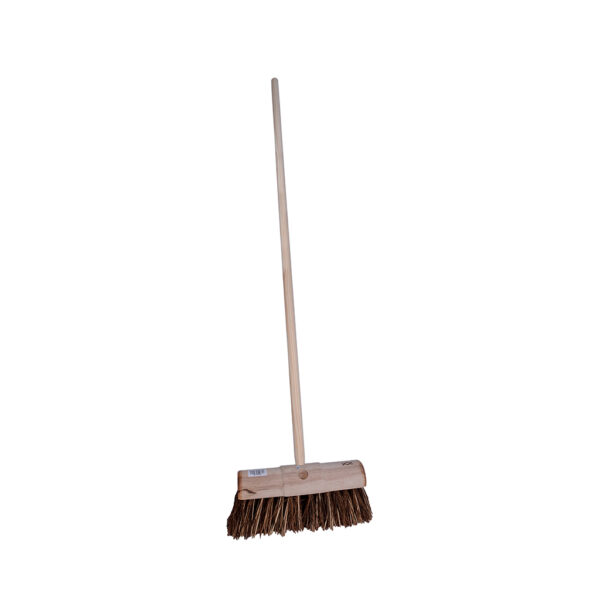 102870 13" Round Head Yard Broom Stiff & 55" Handle