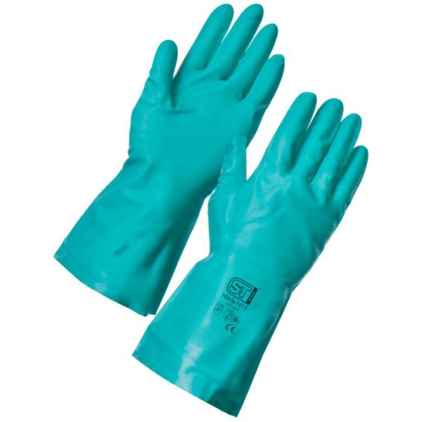 12331-5 Supertouch Nitrile N15 Gloves Green