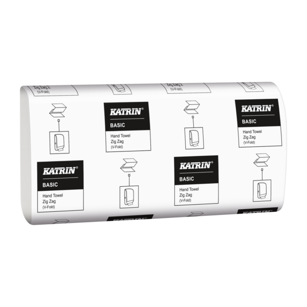 Katrin White Interfold 1 Ply Hand Towels (5000 Per Case)