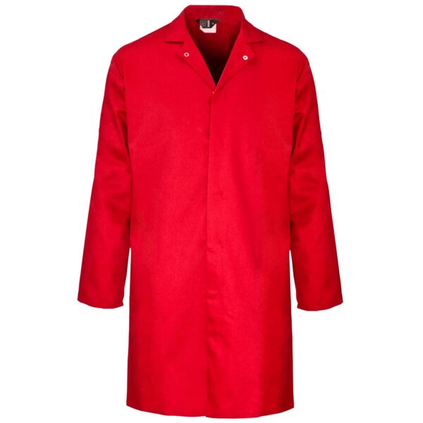 571D1 Supertouch Polycotton Food Coat Red