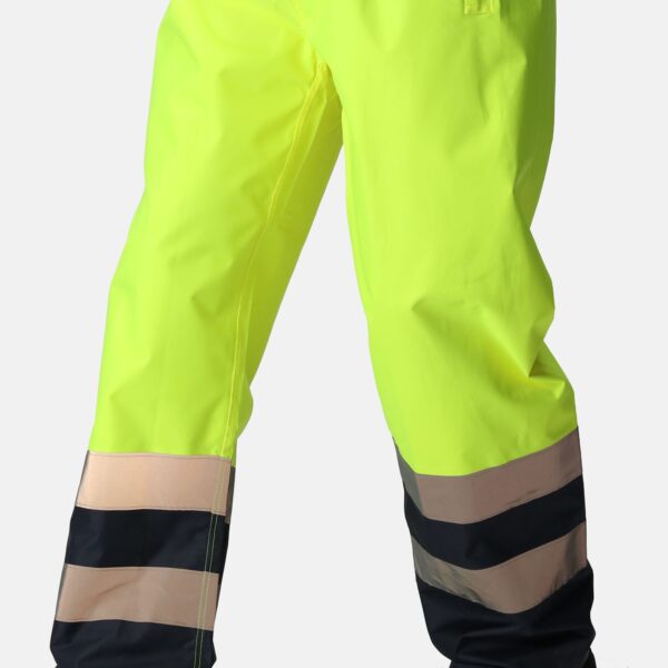 TRW505 Regatta Hi-vis pro Waterproof and breathable Isotex 10000 overtrousers - Image 3