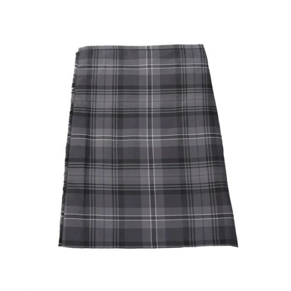 A00107 GENTS FULL DELUXE KILT HAMILTON GREY