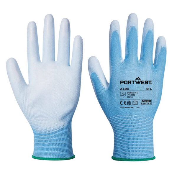 A120 - PU Palm Glove -Economy Polyester Budget PU -Not made of Polyamide For extended wear - Image 6