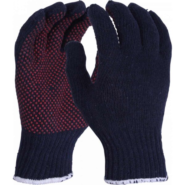 G/MFBD/BL MFBD - MIXED FIBRE BLUE DOTTED GLOVES