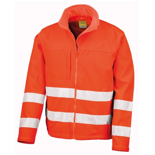 R117X High-viz 3-layer softshell jacket, waterproof, 3000g breathable and windproof - Image 3