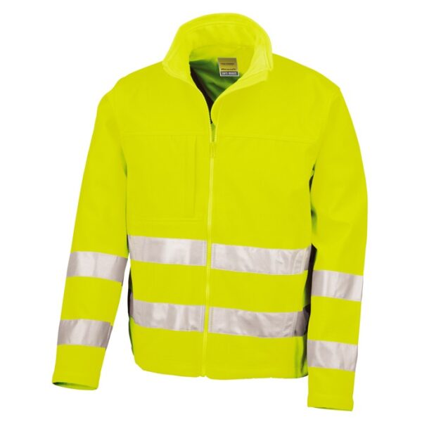 R117X High-viz 3-layer softshell jacket, waterproof, 3000g breathable and windproof - Image 2