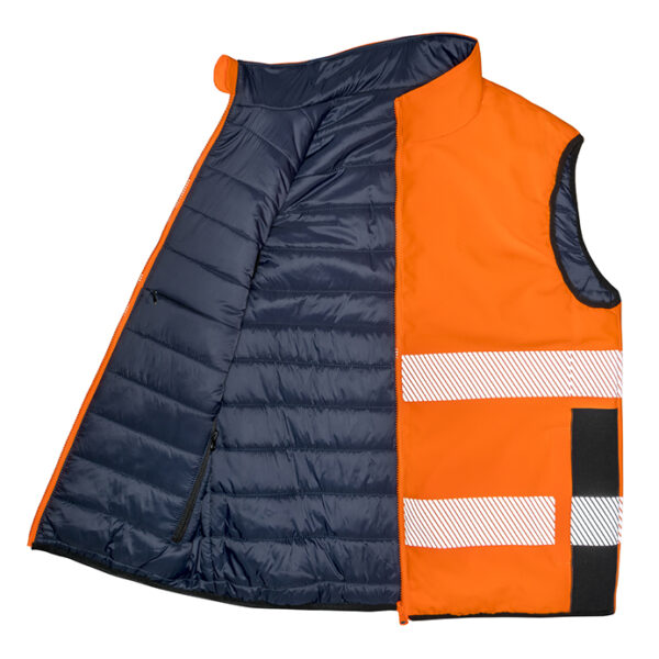 R332X Result Reversible soft padded gilet, Super soft lightweight and warm - Image 4