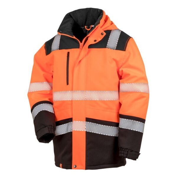 R475X Result softshell safety coat Waterproof 8000mm, breathable 3000mvp and windproof - Image 4