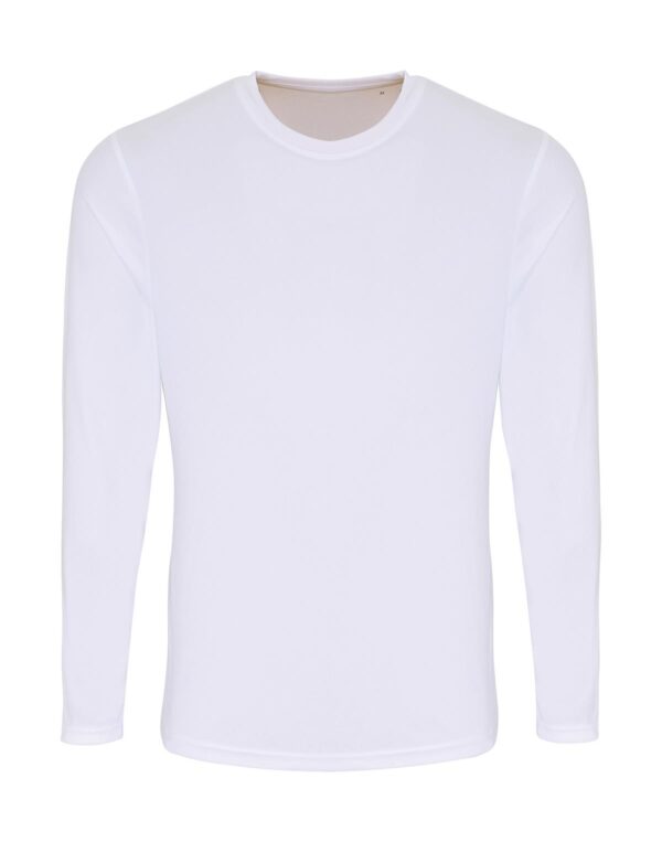 TR050-singleR TriDri® long sleeve performance t-shirt, Wicking fabric keeps you dry White Rate 1-4 - Image 4