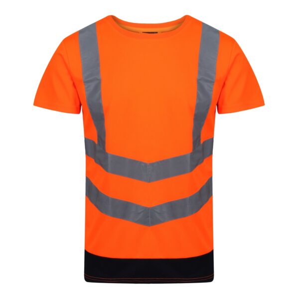 TRS194 - Regatta Pro Hi Vis Tee, offers great moisture-wicking performance to keep you fresh Orange - Image 6