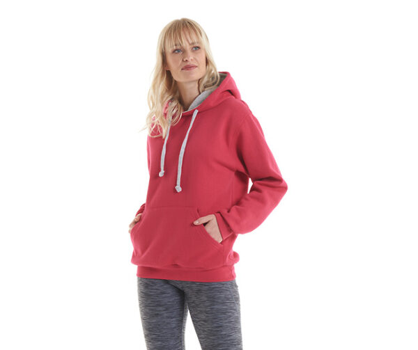 UC507 Contrast Hooded Sweatshirt