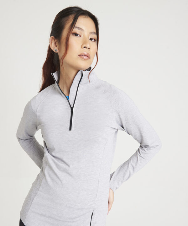 JC035 Women's Cool Flex long half-zip top - Just Cool AWDis - Perfect as a base or mid layer