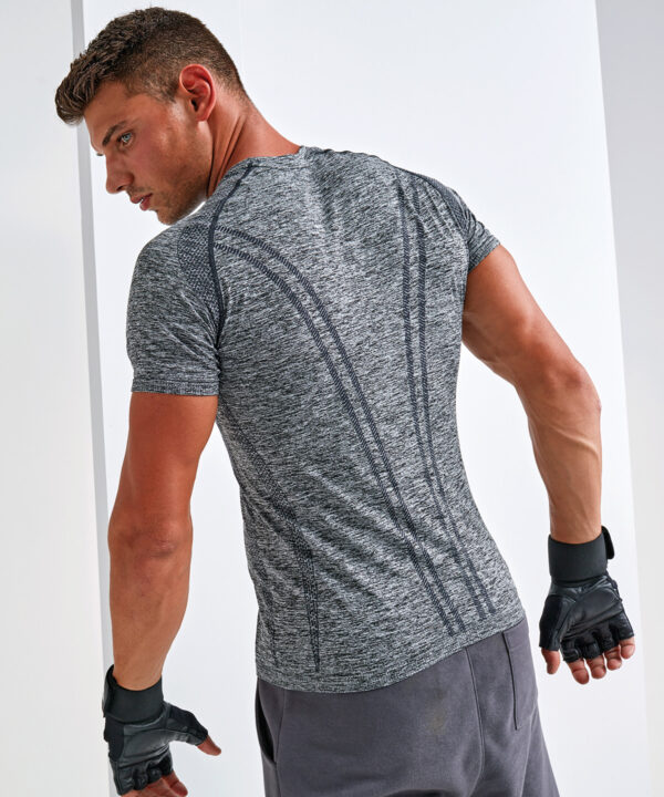 TR201-single TriDri® Seamless '3D fit' multi-sport performance short sleeve top, a seamless design for smooth comfort rate 1-4 - Image 4