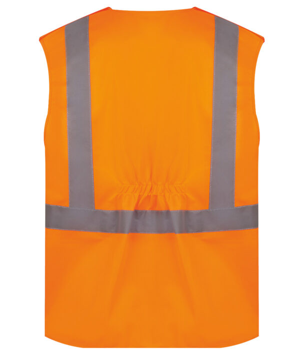 HVW118PE Hi-vis railway anti-entanglement  waistcoat class 2 - Image 3