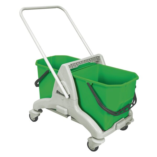 101247 25L Double Bucket Mopping Trolley Red, Blue, Green, Yellow - Image 3