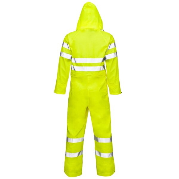 19141 Stormflex® Hi Vis Yellow Tough PU Coverall  Lightweight and breathable, for use in adverse weather conditions - Image 2