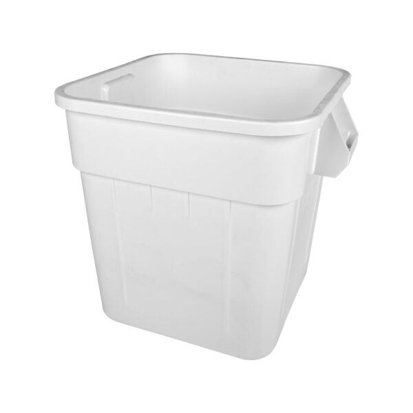 103438 White 120L Square Huskee Bin Only