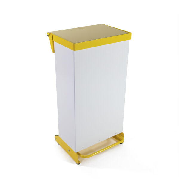 104218 65lt Fire Retardant  Fully Enclosed Pedal Bin Available in 7 Colours Priced Each