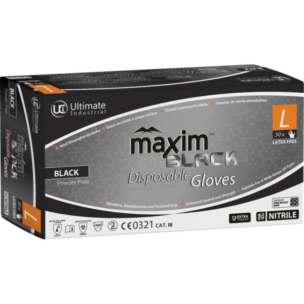 DG-MAXIM™-BK - HEAVY DUTY BLACK FISHSCALE 6MIL Priced in 100's - Image 2