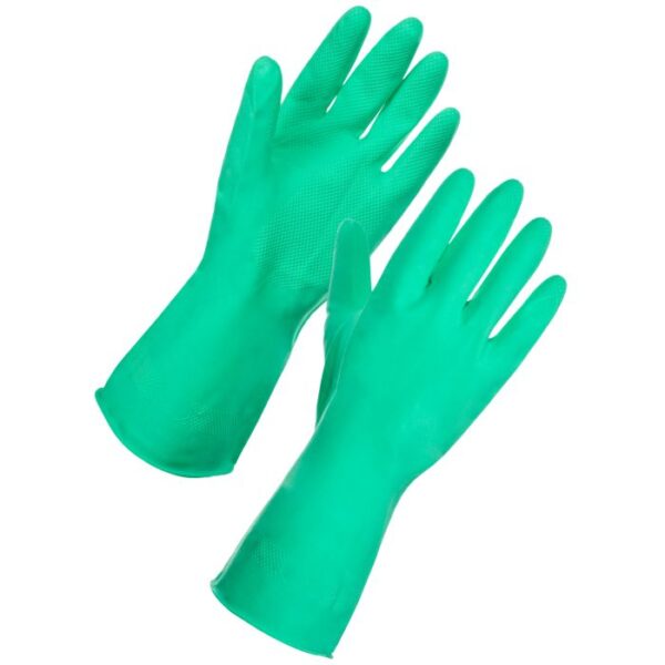 13331-Green Household Latex Cleaning Gloves