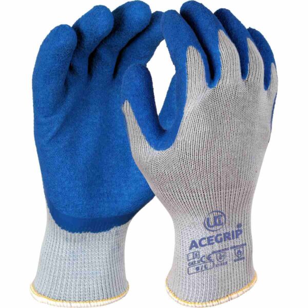 AceGrip®-Blue - Premium Ultimate Latex Sanitized®, so comfortable & Contact Heat Level 2 Rated - Up to 250°C