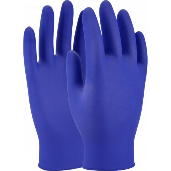 NM-100 -Cobalt (Blue/Purple) 100  Nitrile Gloves-Powderfree 2.2 mil thickness NHS Favoured Glove