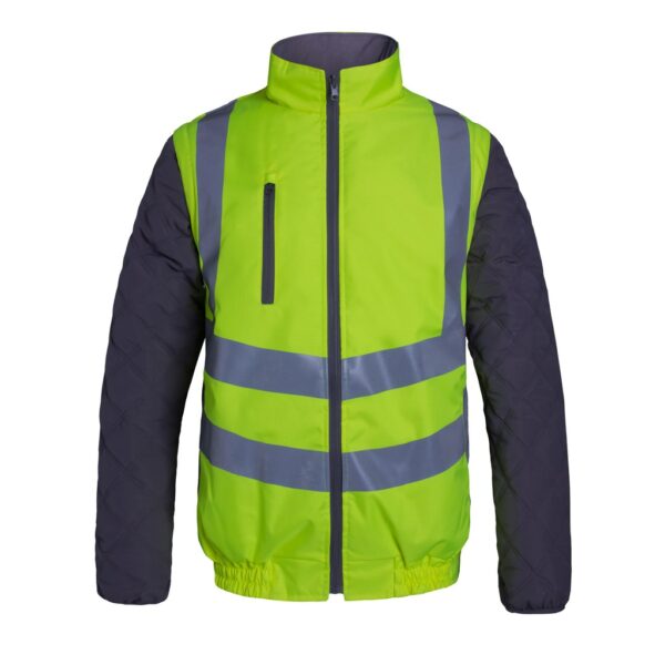 BW484 REVERSIBLE HI VIS RIPSTOP BODYWARMER