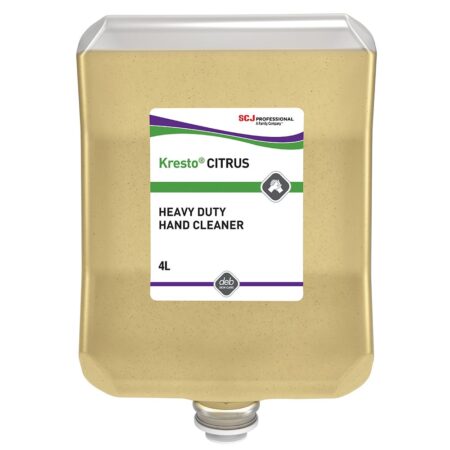 CIT4LTR- Citrus Heavy Duty Hand Cleanser 4 Litre  removes most oil based paints, oil, grease and grime