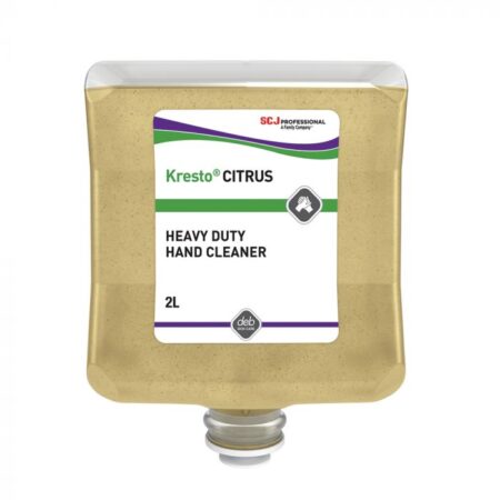 CIT2LT- Citrus Heavy Duty Hand Cleanser 2 Litre  removes most oil based paints, oil, grease and grime.